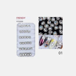 Pack De Piedras 3D Para Decoración De Uñas