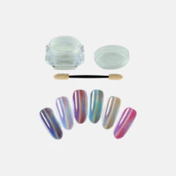 Laser Powder Para Decoración De Uñas - Efecto Holograma