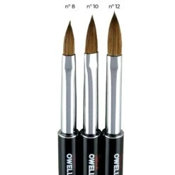 Pincel 100% Kolinsky Para Acrílico 11 Pincel 100% Kolinsky Para Acrílico -Pestanas Accesorios 2633