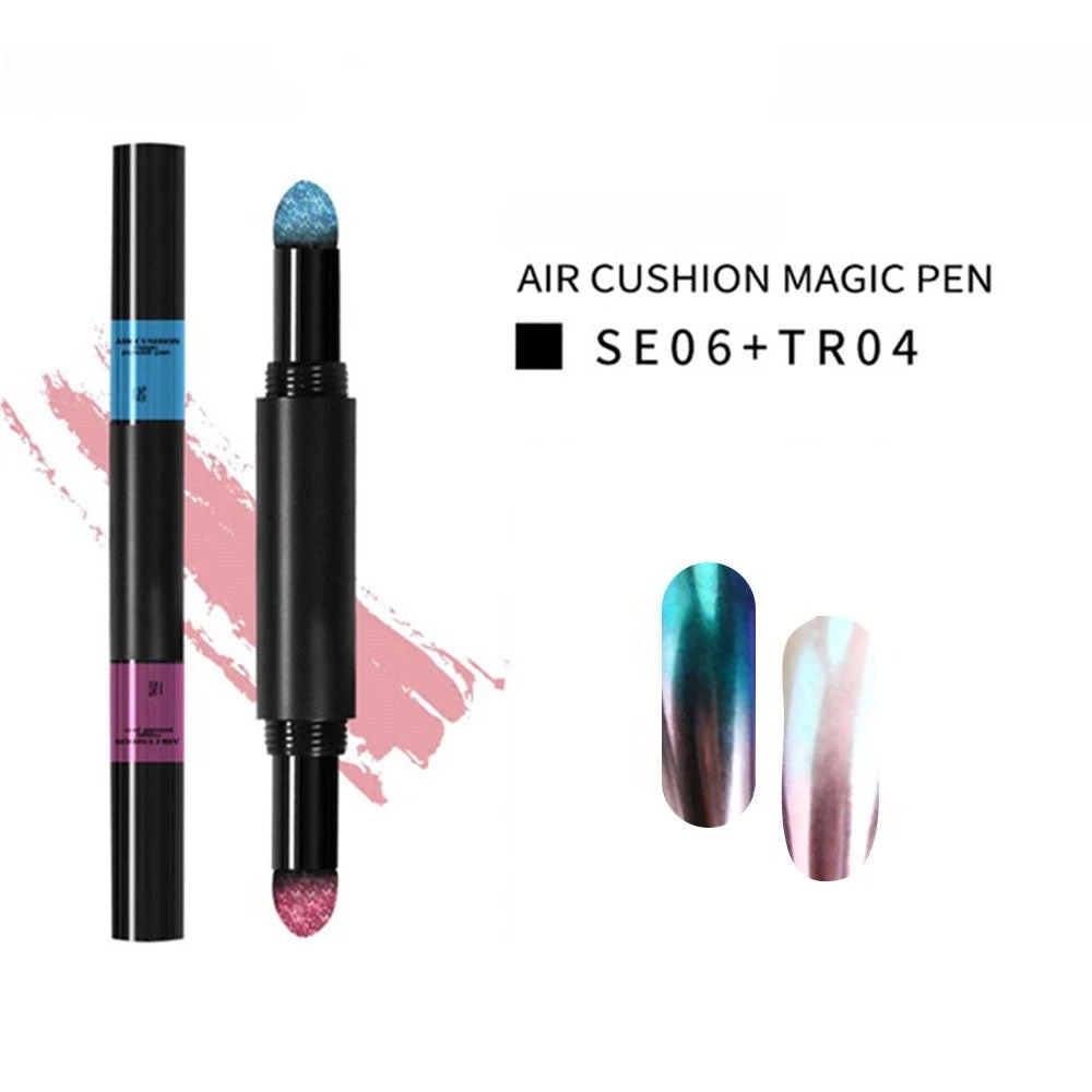 Polvo Efecto Espejo De 2 Tonos En Bolígrafo Con Esponja 8 Polvo Efecto Espejo De 2 Tonos En Bolígrafo Con Esponja - Imagen 8