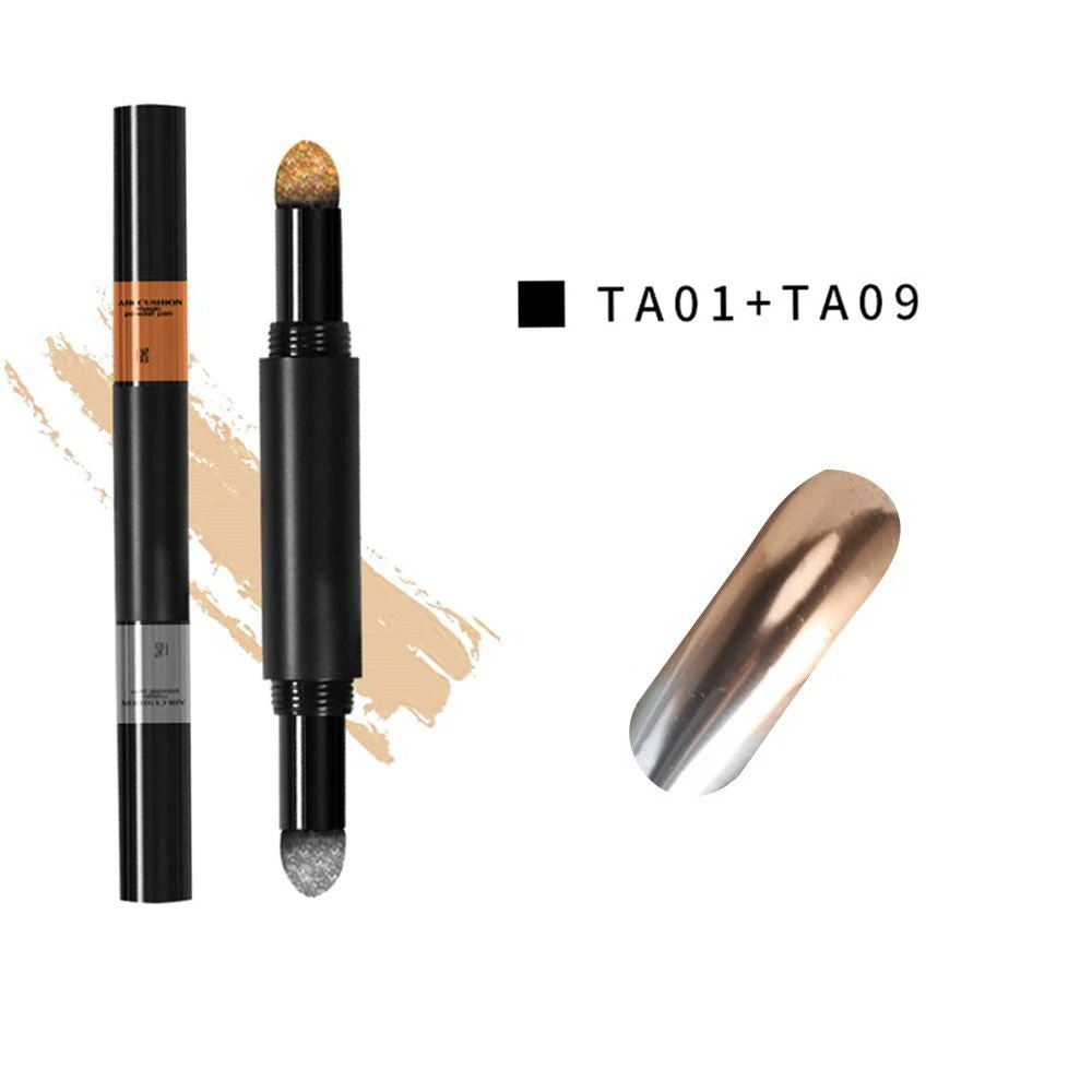 Polvo Efecto Espejo De 2 Tonos En Bolígrafo Con Esponja 11 Polvo Efecto Espejo De 2 Tonos En Bolígrafo Con Esponja - Imagen 11