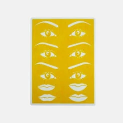 Piel Sintética Para Práctica Con Cejas, Ojos Y Labios