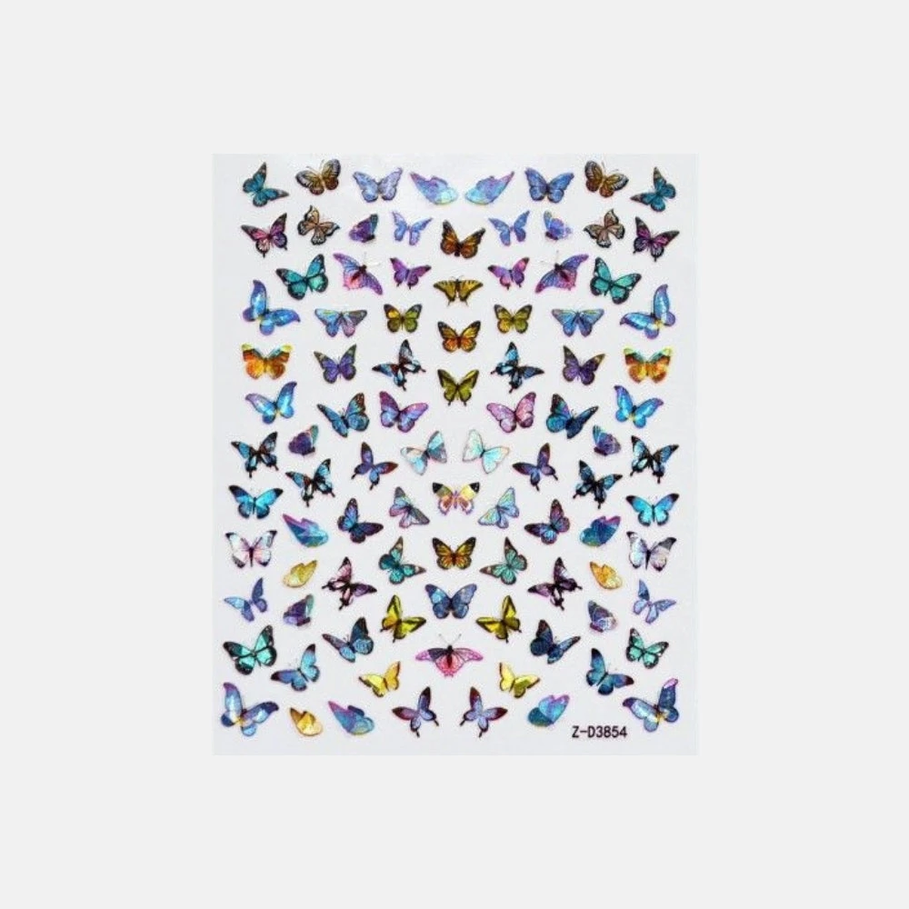 Stickers Decoración Uñas Mariposas 2 Stickers Decoración Uñas Mariposas - Imagen 2