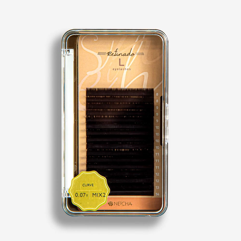 Extensiones De Pestañas Curva L Mix 2 Extensiones De Pestañas Curva L Mix - Imagen 2