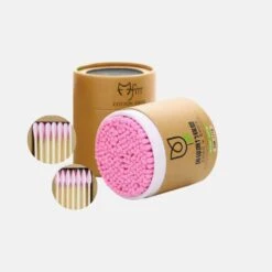 Bastoncillos De Madera Punta Redonda Y Fina