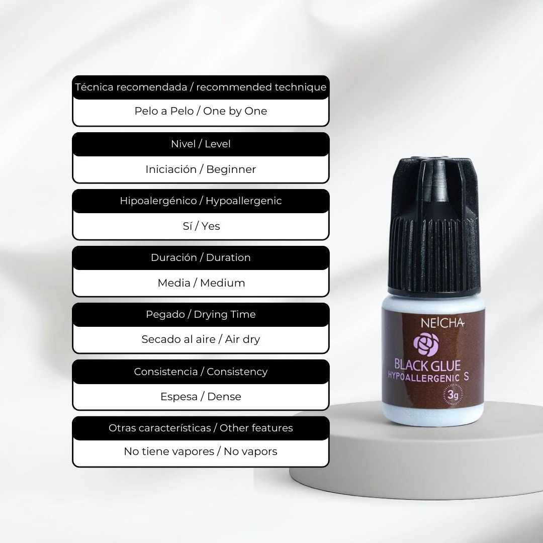 Pegamento Ojos Sensibles Para Extensiones De Pestañas - Neicha 2 Pegamento Ojos Sensibles Para Extensiones De Pestañas - Neicha - Imagen 2